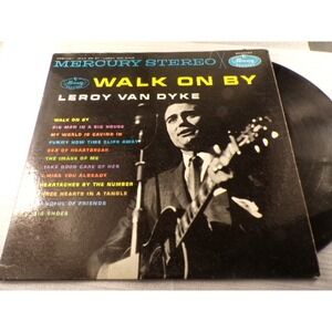 Leroy Van Dyke Walk On By Vinyl LP Record Mercury Stereo SR 60682 1961 Country